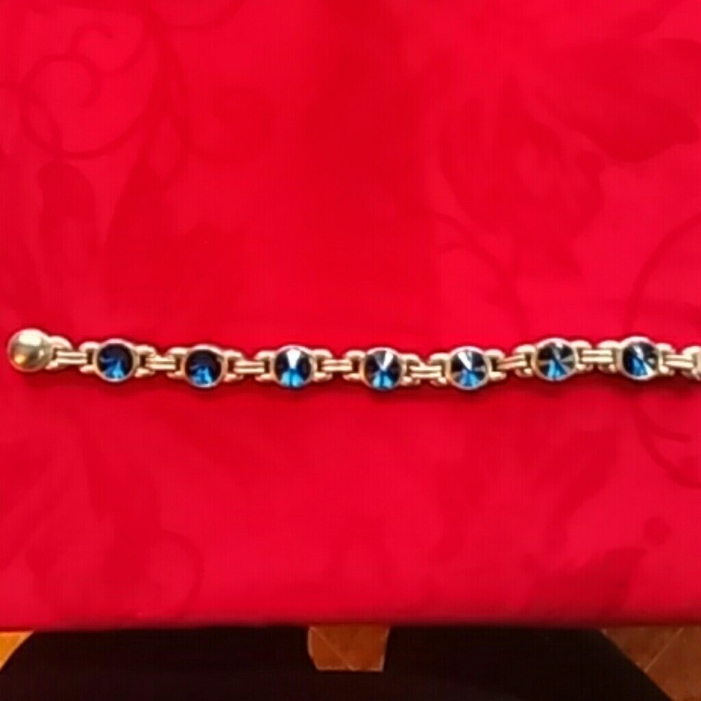 Nice bracelet don't know a lot about the metal or